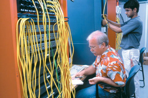 The NetLab houses one of seven Cisco Certified Internet Expert University Lab sites in the U.S.