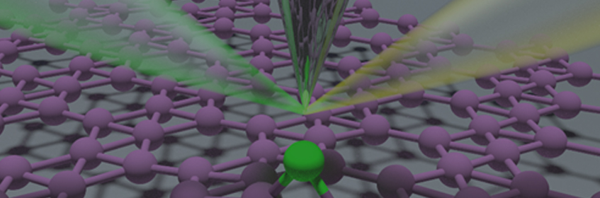 Molecule Viewed With Non-Linear Optical Microscope Molecule, Credit: Linfei Li, Jeremy F. Schultz, Sayantan Mahapatra, Zhongyi Lu, Xu Zhang, and Nan Jiang, University of Illinois Chicago, Award: 1944796