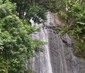 A Luquillo waterfall; such waterfalls are often found at river knickpoints.