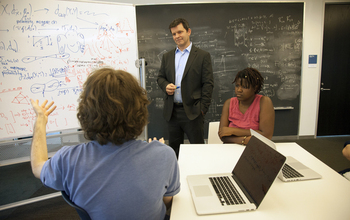 Jeff Brock leading a classroom.