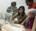 Pennsylvania State University's Heng Xu with a research group.