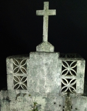Grave marker in the El Queremal Cementario, Valle de Cauca Province, Columbia.