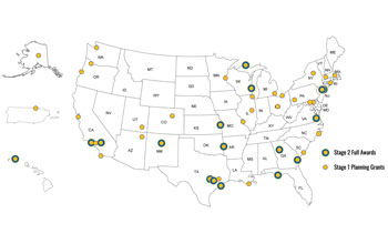 Civic Awardees Map