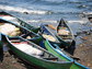 Fishing boats ply the waters of Africa's Lake Victoria, site of the research study.