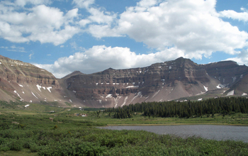 Henrys Lake in Utah's Unitas Mountains