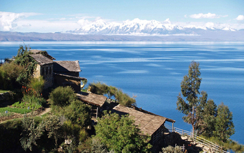 Peru's Lake Titicaca looks pristine from a distance, but is showing signs of eutrophication.