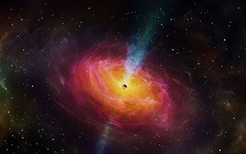 Super-massive black hole at heart of galaxy Messier 87