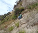 Study co-authors Darren Gravley (left) and Allison Rubin (right) looking at volcanic deposits.