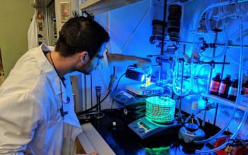 Chemist in the Nagib Laboratory