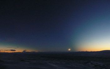 A total eclipse sky over Patagonia, July 11, 2010.