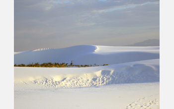 Gypsum sand dunes