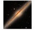 Disk galaxy NGC 4565, viewed at nearly an edge-on angle