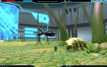 Screenshot from "Meta!Blast: The Leaf"