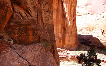 Seismometer at base of Rainbow Bridge, Utah