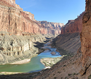 Sedimentary rocks of the Grand Canyon.