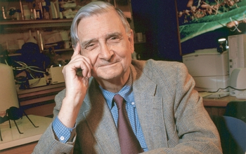 Edward O. Wilson smiling