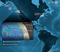 Map showing the locations of NSF's Ocean Observatories Initiative sites.