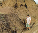 Photo of Geologist Thure Cerling of the University of Utah in the Turkana Basin in Kenya