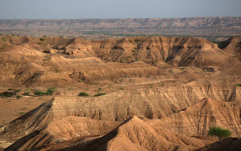Photo of Ethiopia's Hadar Formation at Dikika and Hadar.