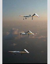 Unmanned aircraft are used to take samples of dust and pollution