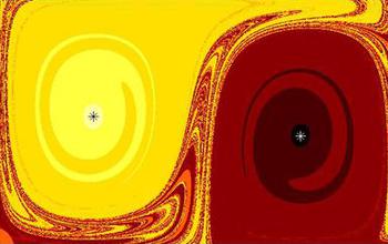 Creating a fractal to understand how wind moves oceanographic sensors in an eddy