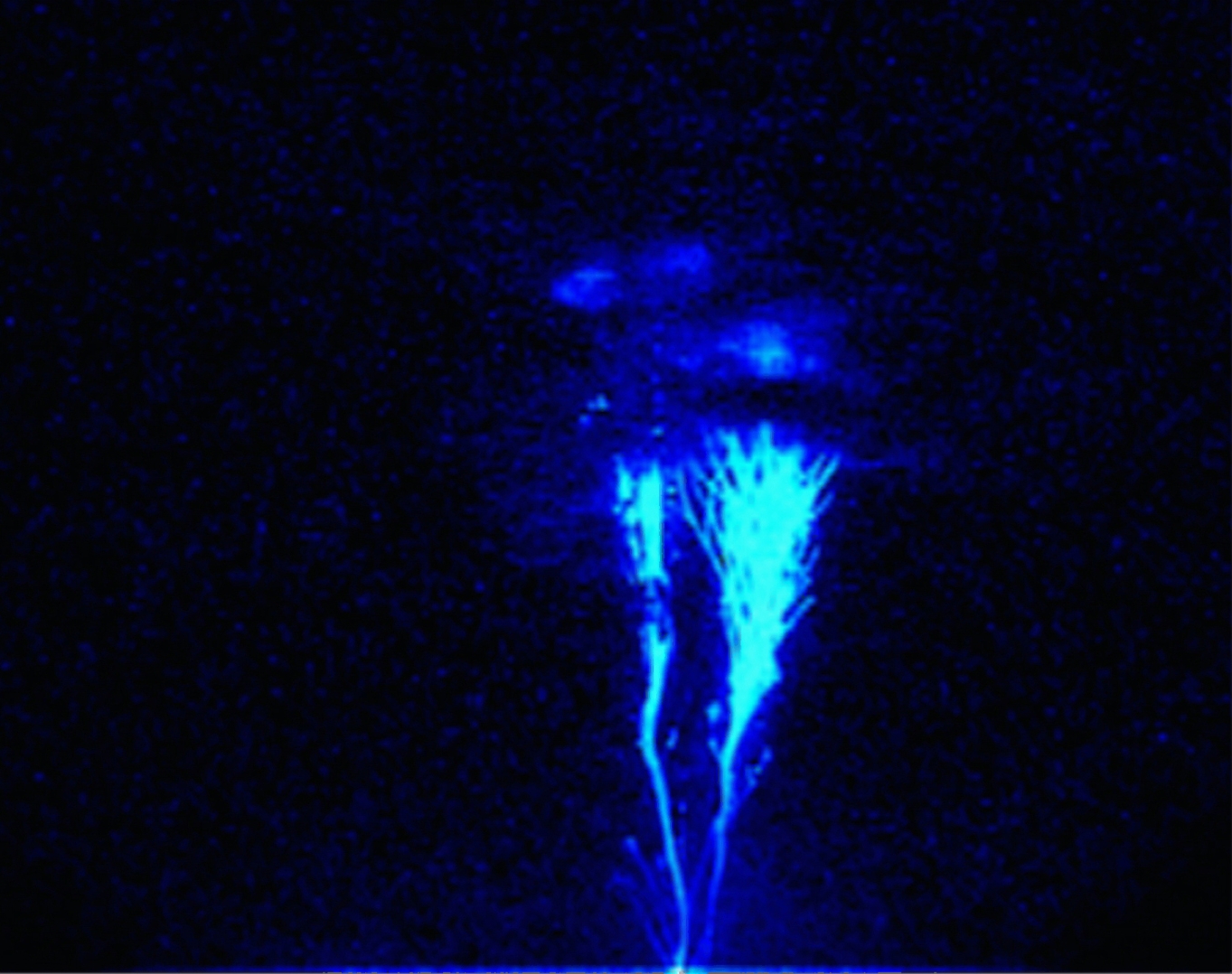 Multimedia Gallery - Blue jet lightning | NSF - National Science Foundation