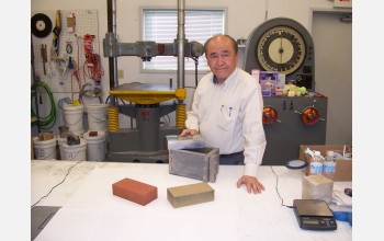 Henry Liu developed fly ash bricks, a potential "green" alternative to clay bricks.