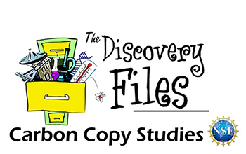 overstuffed filing cabinet with text The Discovery Files