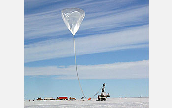 Photo of Antartic Balloon launch