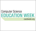 Computer Science Education Week logo.