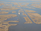 salt marshes about 30 miles (50 km) southeast of New Orleans