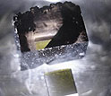 Single-crystal diamond block formed by CVD process