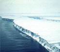 Photo of the Pine Island Glacier of Antarctica.