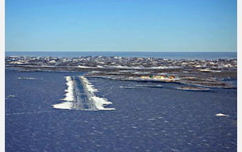 Photo of the approach to Davis Station.