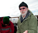 Photo of Phil Hastings and Grant Galland on the Sproul with specimens collected off San Diego.