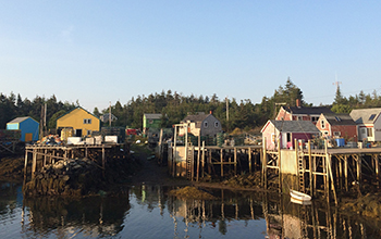 fishing harbor at Matinicus Isle, Maine