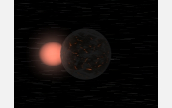 A flythrough animation of the Gliese 876 system
