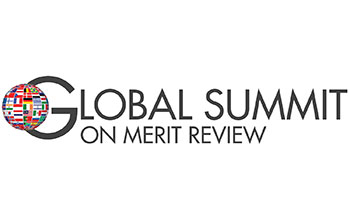 Banner for the Global Summit on Merit Review, which took place May 14 and 15, 2012