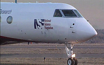 Front section of the Gulfstream V aircraft