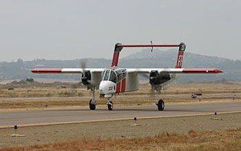 The Ramona Air Attack 330 on a runway