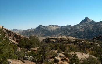 Granite of the Wyoming batholith exposed in Wyoming's Granite Mountains.