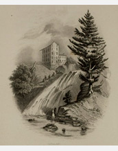 Red Mill Fall, Opposite Albany, by William Tolman Carlton, 1847-1849.