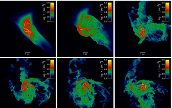 simulation showing hydrodynamic instability of dark matter