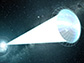 artist's conception of the Starshot Lightsail spacecraft