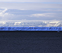 Photo of ice shelf and sea