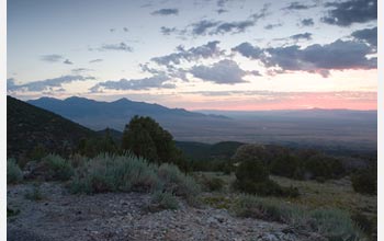 Photo of a valley in the Great Basin.