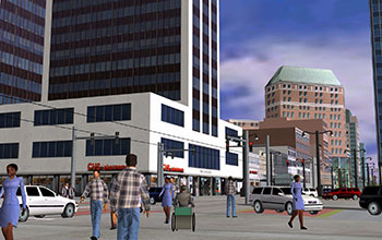 A multifaceted, interactive real-time visualization of Main Street, downtown Buffalo, N.Y.