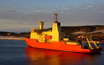 Nathaniel B. Palmer at McMurdo Station.