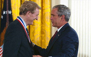 Photo of Bower and the President