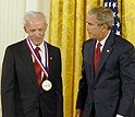 Photo of Kleppner and the President